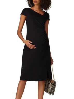 New Ingrid & Isabel Black Maternity Dress size large